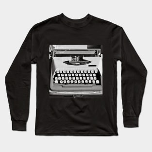 French Typewriter Long Sleeve T-Shirt